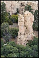 Sandstone monolith. El Morro National Monument, New Mexico, USA ( color)