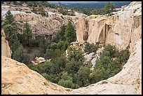 Box canyon. El Morro National Monument, New Mexico, USA ( color)