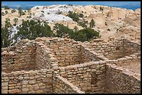 Atsinna Pueblo on top of bluff. El Morro National Monument, New Mexico, USA ( color)