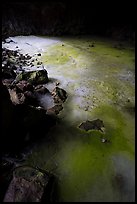 Lava tube with perennial ice. El Malpais National Monument, New Mexico, USA ( color)