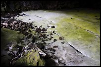 Bandera Volcano Ice Cave. El Malpais National Monument, New Mexico, USA ( color)