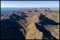 Aerial view of Dona Ana Mountains. Organ Mountains Desert Peaks National Monument, New Mexico, USA ( color)
