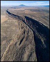 Aerial view of Rio Grande Gorge and Taos Plateau. Rio Grande Del Norte National Monument, New Mexico, USA ( color)