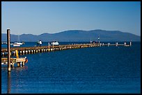 Long pier, South Lake Tahoe, Nevada. USA
