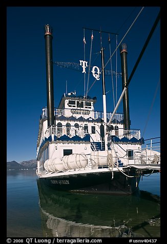 Tahoe Queen, South Lake Tahoe, Nevada. USA (color)