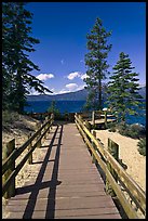 Boardwalk, Lake Tahoe-Nevada State Park, Nevada. USA (color)