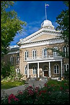 Nevada Capitol building. Carson City, Nevada, USA (color)