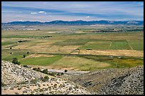 Agricultural lands, Carson Valley. Genoa, Nevada, USA ( color)