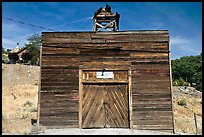 Wooden shack. Virginia City, Nevada, USA