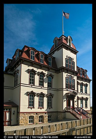 Historic fourth ward school building. Virginia City, Nevada, USA