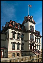 Historic fourth ward school building. Virginia City, Nevada, USA ( color)