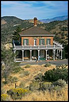 MacKay Mansion. Virginia City, Nevada, USA (color)