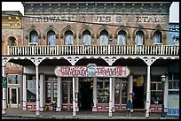 Old hardware store building. Virginia City, Nevada, USA (color)