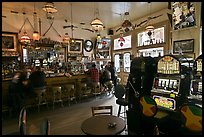 Slot machines in saloon. Virginia City, Nevada, USA