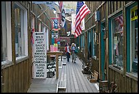 Alley. Virginia City, Nevada, USA