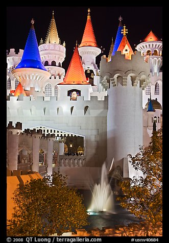 Excalibur. Las Vegas, Nevada, USA (color)