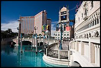 Venetian and Treasure Island hotels. Las Vegas, Nevada, USA ( color)