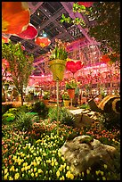 Botanical gardens inside Bellagio Hotel. Las Vegas, Nevada, USA