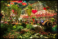 Botanical garden, Bellagio Hotel. Las Vegas, Nevada, USA ( color)