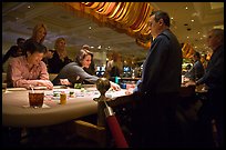 Casino table game. Las Vegas, Nevada, USA