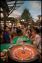 Roulette game. Las Vegas, Nevada, USA (color)