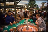 Roulette casino game. Las Vegas, Nevada, USA (color)