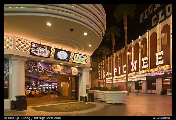 Casinos on Freemont Street. Las Vegas, Nevada, USA (color)