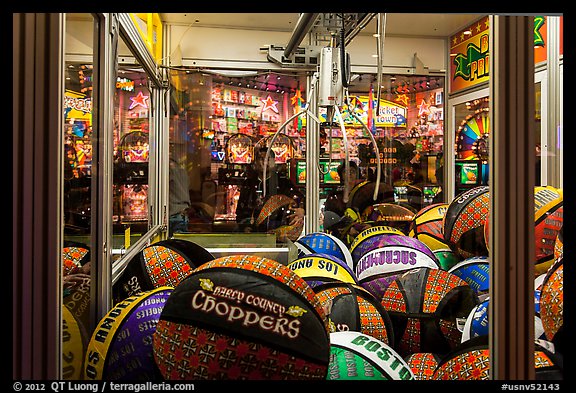 Claw crane game. Reno, Nevada, USA (color)