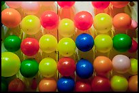 Rows of ballons, Circus Circus. Reno, Nevada, USA ( color)