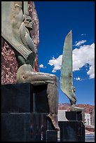 Winged Figures of the Republic. Hoover Dam, Nevada and Arizona ( color)