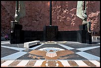 Dedication plaza. Hoover Dam, Nevada and Arizona ( color)