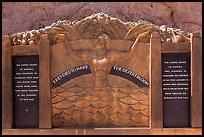 Oskar Hansen memorial. Hoover Dam, Nevada and Arizona (color)