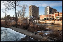 Riverwalk district in winter. Reno, Nevada, USA ( color)
