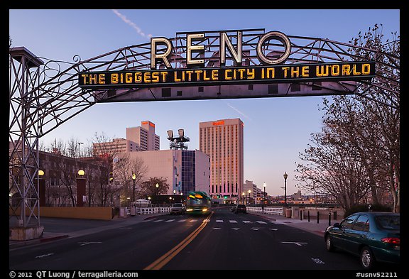 Original Reno Arch. Reno, Nevada, USA