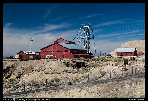 Historic mine. Nevada, USA (color)