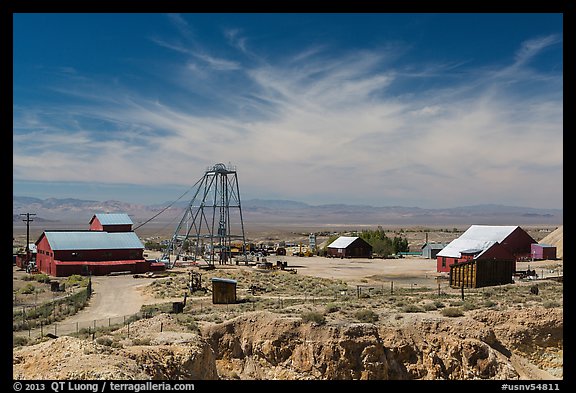 Tonopah historic mining park. Nevada, USA (color)