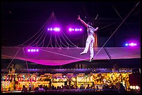 Circus act, Circus Circus casino. Reno, Nevada, USA ( color)