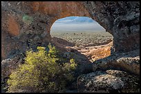 Natural arch opening. Basin And Range National Monument, Nevada, USA ( color)