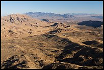 Paradise Valley from Gold Butte Peak. Gold Butte National Monument, Nevada, USA ( color)