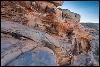 The Falling Man Rock Art Site. Gold Butte National Monument, Nevada, USA ( color)