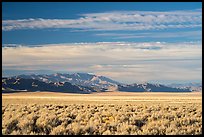 Golden Gate Range from Coal Valley. Basin And Range National Monument, Nevada, USA ( color)