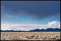 Garden Valley and Quinn Canyon Range. Basin And Range National Monument, Nevada, USA ( color)