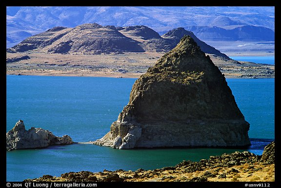 Pyramid. Pyramid Lake, Nevada, USA