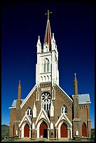 St Mary in the Mountains Church, afternoon. Virginia City, Nevada, USA