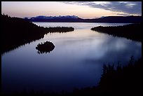 Emerald Bay, dawn, South Lake Tahoe, California. USA (color)