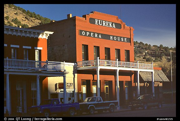 Opera house, sunset. Nevada, USA