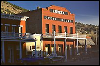 Opera house, sunset. Nevada, USA ( color)