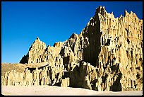 Eroded clay formations, Cathedral Gorge State Park. Nevada, USA