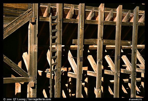 Old mining machinery,  Pioche. Nevada, USA