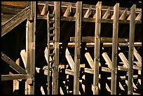 Old mining machinery,  Pioche. Nevada, USA ( color)